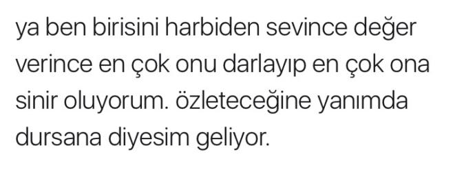 Insan sevdigine mi hep kizar?