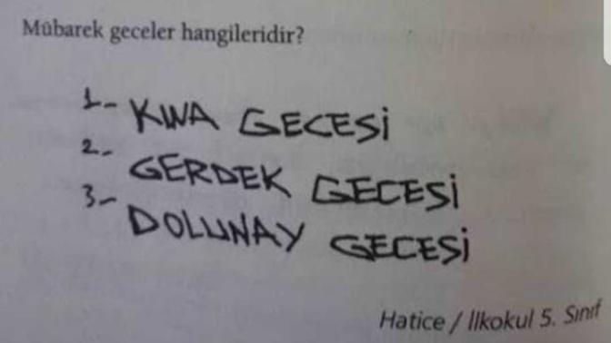 Uçuk kaçık soru bilen varmı?