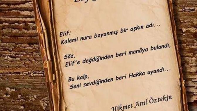 Elif gibi sevmek nedir bilir misiniz dostlar.. ?