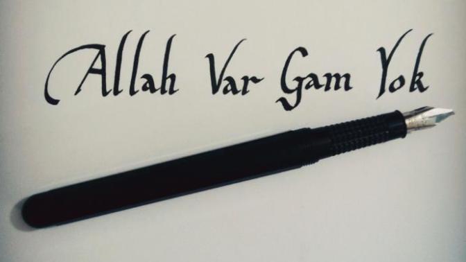Yeni Kaligrafi çalışmam nasıl olmuş✒?