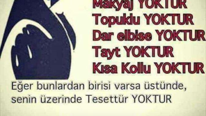 Açık giyinmek mi yoksa tesettür mü?
