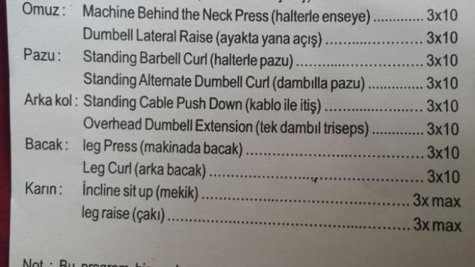 Fitness Programı nasıl ?