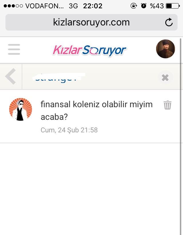 Finansal kölem olmam istiyormuş bir şans versem mi? 😂? 