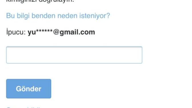 Twittera giremiyorum epostamı unuttum?