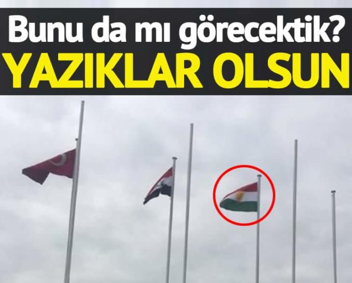 Atatürk havalinaninda sozde kurdistan bayragi göndere cekildi? Ya sehitlerimizin kani?