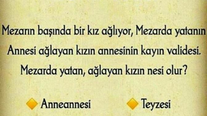 Soru detayda cevapları alalım?