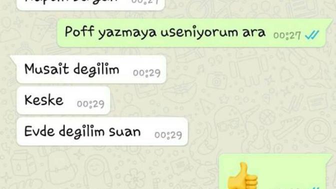Eski sevgilim hep bana mesaj atiyor?