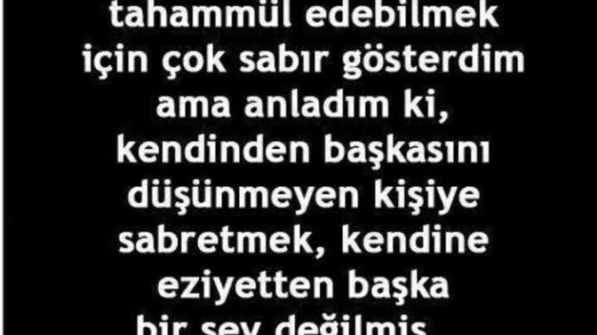 Ben hep sustum hep susucam her şeye rağmen?