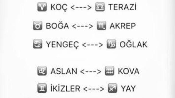 Zıt burçlar? Deneyen var mı?