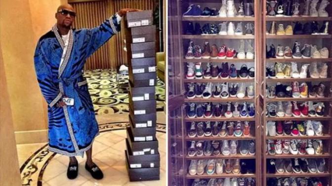 Floyd Mayweather'ın lüks hayatı! Çok paranız olunca bir giydiğinizi ikinci kez giyer misiniz?