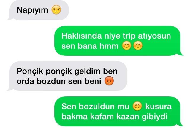 Bu mesajlarda cilveleşme var mı aralarında hoşlanma var mı?