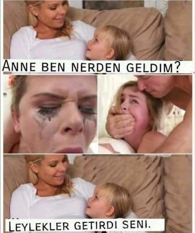 Bebekken dünyaya nasıl geldiginizi sanıyordunuz ?