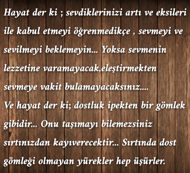 Sevmek için sevilmeyi bekleyenlerden misin ❤?
