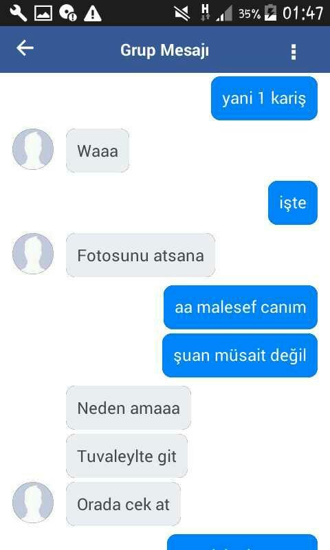 bunun derdi ne yav niye böyle şeyler geldi??