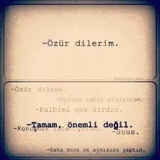 "Özür Dilemek" neyi ifade eder?