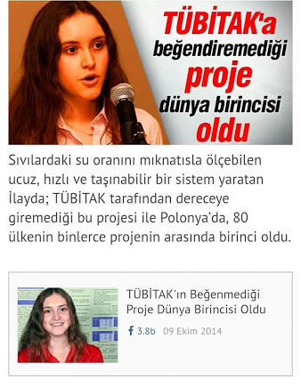 Tubitak Bilim Fuarı Ödülü Ayet Okunan Fasulye. Gorusleriniz neler?