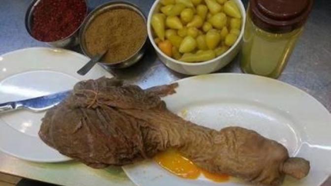 Şırdan kebabı  ya da  mubar dolması yediniz mi..🤗😊😎?