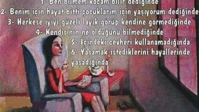 Bir kadın ne zaman kaybeder?