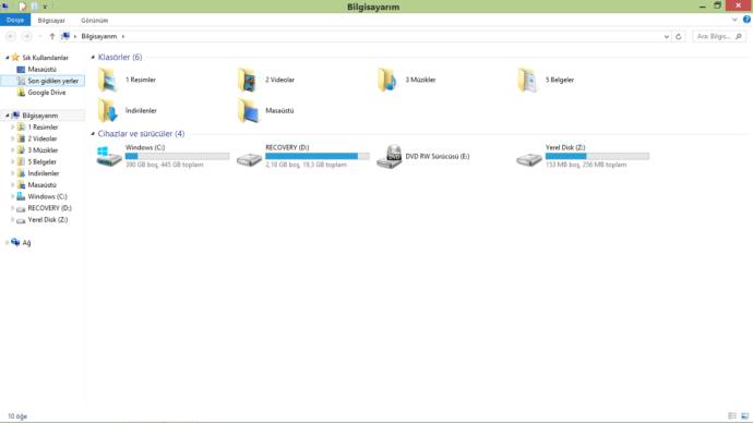 yerel disk Z: ?