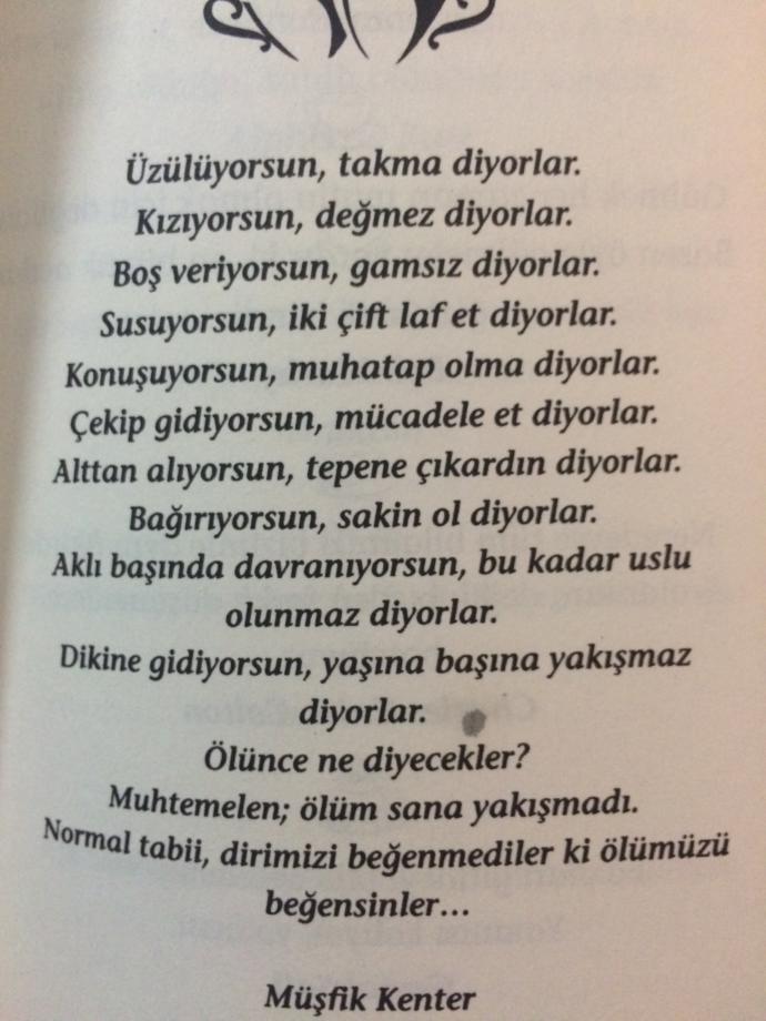 Sizi olduğunuz gibi kabul etmeyen insanlara buradan ne söylemek istersiniz?