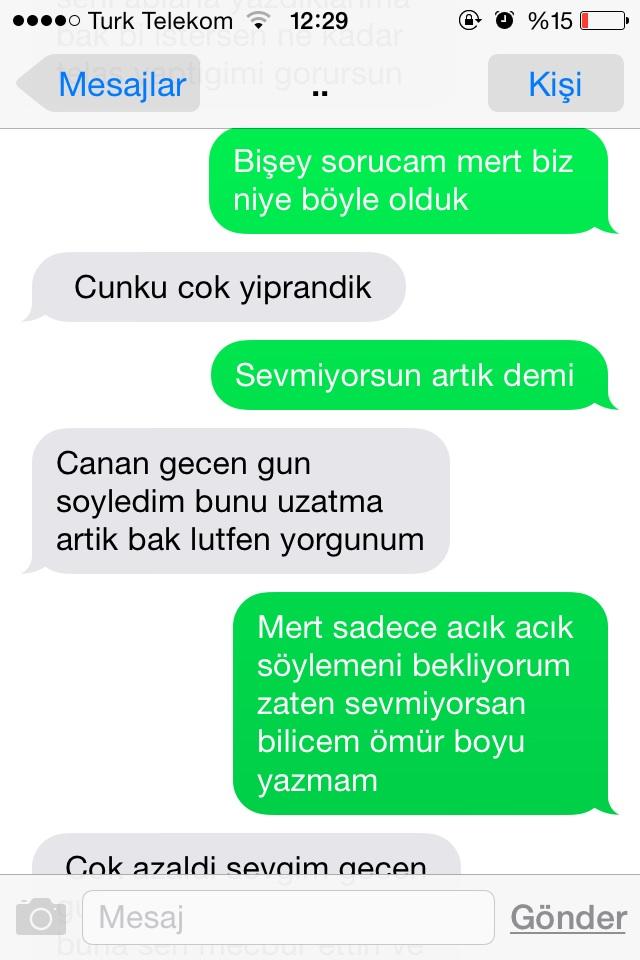 Bunu diyen kişi başkasını seviyor mudur sizce?