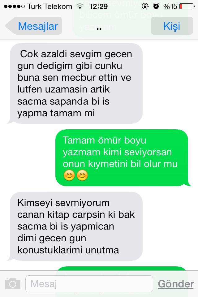 Bunu diyen kişi başkasını seviyor mudur sizce?