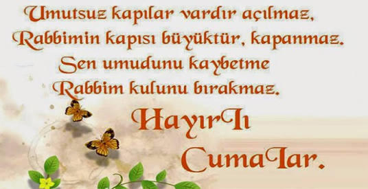Cuma mesajları atar mısınız?