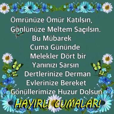 Cuma mesajları atar mısınız?