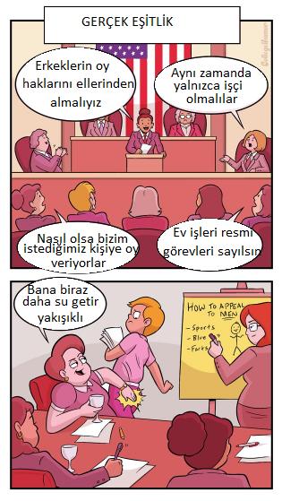 Türkiye'de en çok ''eşitlik'' isteyen feministleri mi yoksa ''gerçek eşitlik'' isteyen feministleri mi görüyorsunuz?