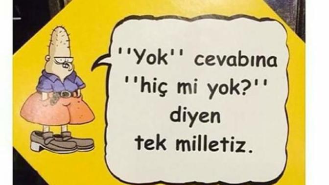 Bize de mi yok?