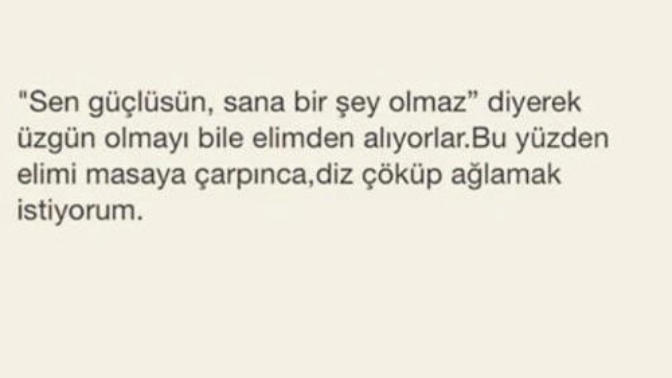 Size de "Sen Güçlüsün" Diyerek Kaldıramayacağınız Şeyleri Yüklediler Mi?