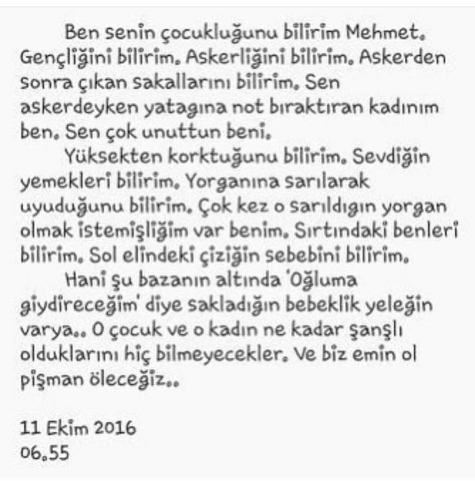 ''sevdiğim adamı/kadını en çok ben hakettim, çok güzel sevdim '' diyebilir misiniz ?