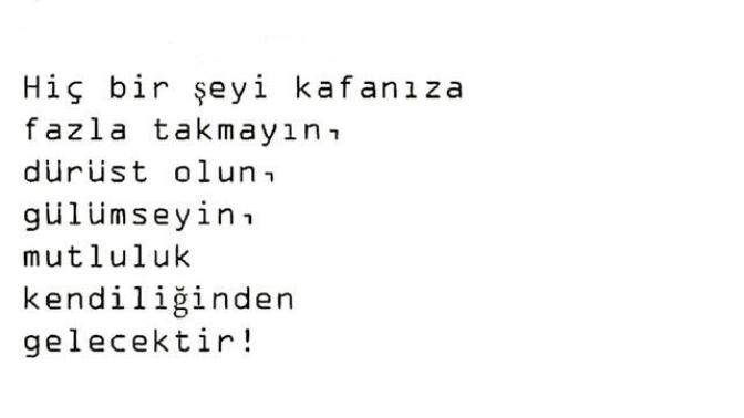 Küçük şeyleri kafanıza takar mısınız?