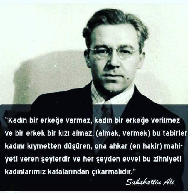 Kız almak ,kız vermek gibi tabirler o niyetle olmasa bile kadını degersizlestirmek değil midir?S.Ali hayranlığı boşuna degil?