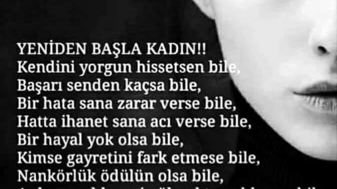 Hayata sil baştan başlamak lazım mı?