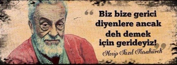 Bu da gerici diyenlere gelsin, en güzel cevap degil mi sizce :) ?