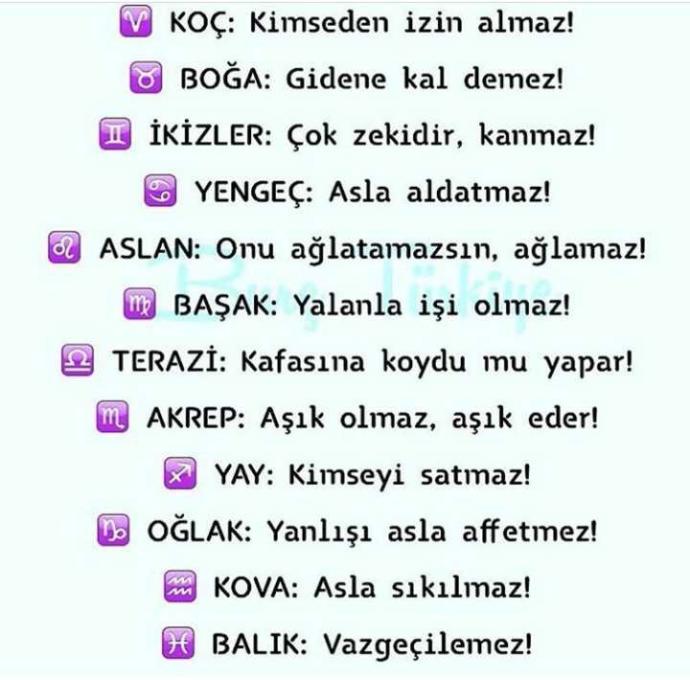merabalar 👋evet burc zamanı gelmişse 😊 uzun zamandır yoktum bende geldim, sizin burç ne ??