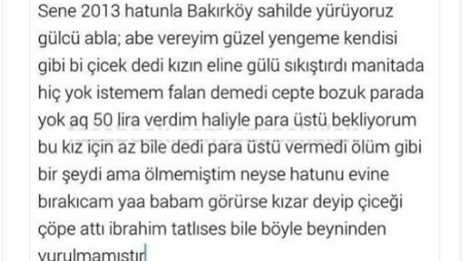 Sahilde sevgilinizle dolaşırken gül satan çingenelerle yaşadıgınız böyle bir anınız varmı?