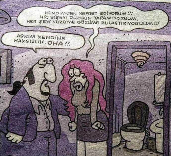 hiç bir işi doğru düzgün beceremeyip kendinden nefret eden var mı?
