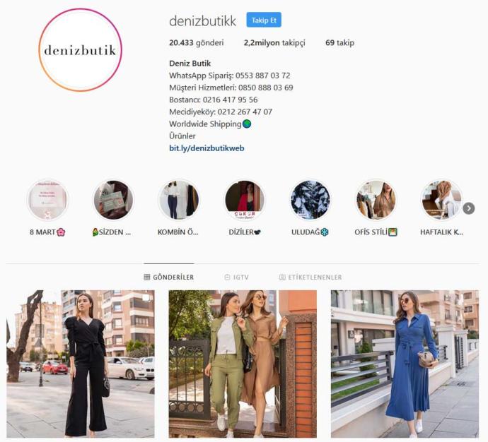 Abiye elbise için instagram butikleri önerir misiniz?