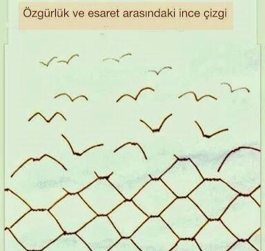 Özgürlük ve esaret arasındaki ince çizgiyi ayırt edebiliyor musunuz?