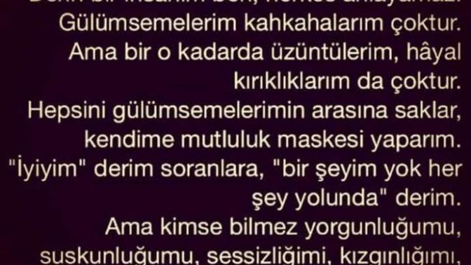 Üzgün olduğunuzu etrafınıza yansıtır mısınız, yoksa sahte gülücüklerle mi geçiştirir siniz?