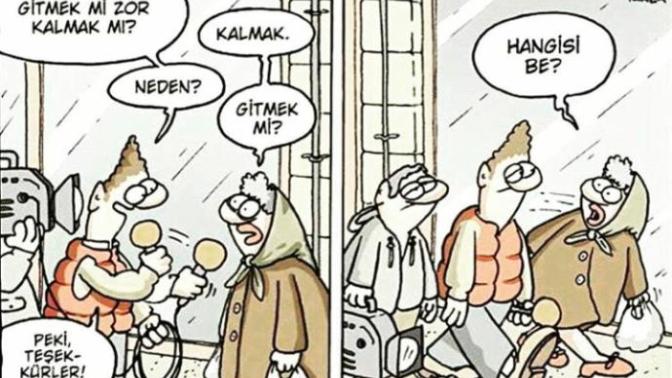 Gitmek mi zor, kalmak mı?