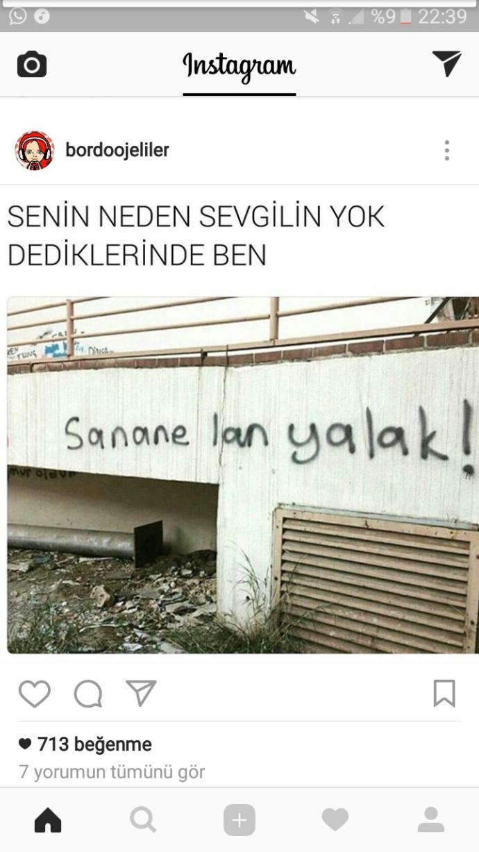 Neden sevgilin yok dediklerinde ne diyorsunuz?