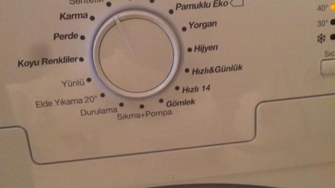 Nevresimler hangi programda yıkanir?