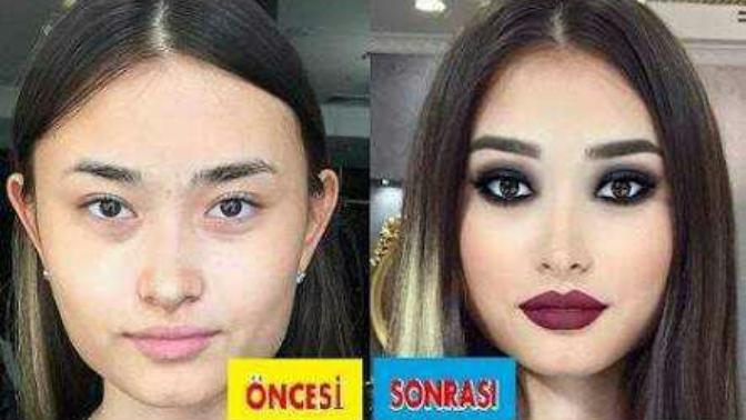 Ya şu makyaj yapıp kendini güzel sananlar?