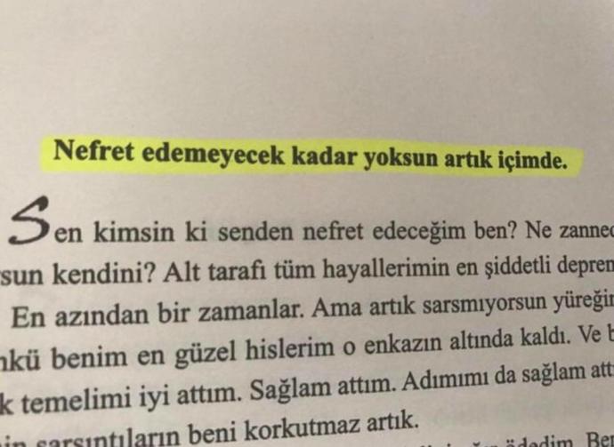 Nefret edemeyecek kadar içinizde yok olmuş biri/birileri var mı?