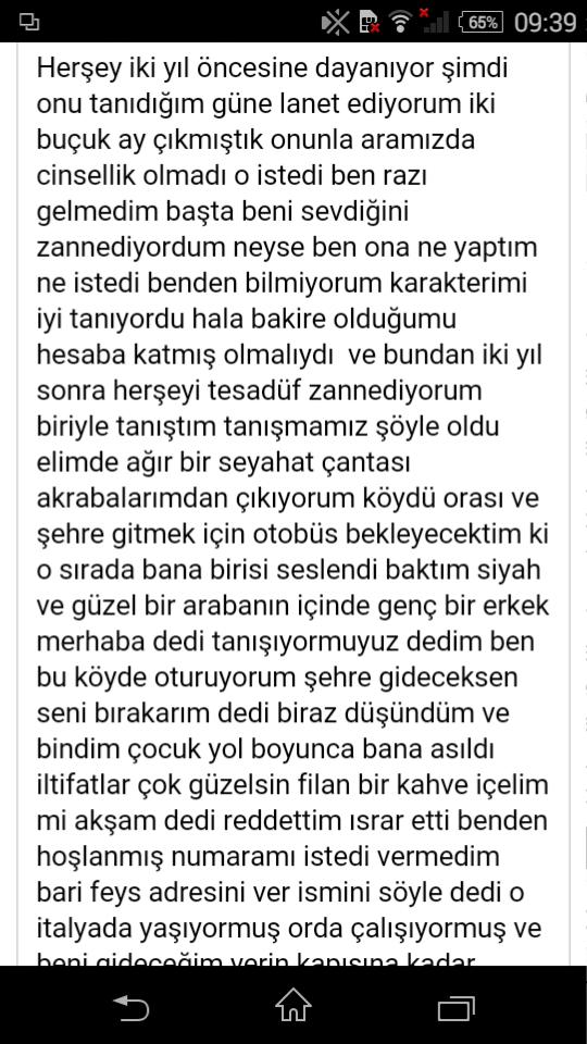 O travmayı atlatamıyorum kabus gibi eski çıktığım beni arkadaşına peşkeş çekti tuzak kurdu ayrıldıktan iki yıl sonra ?