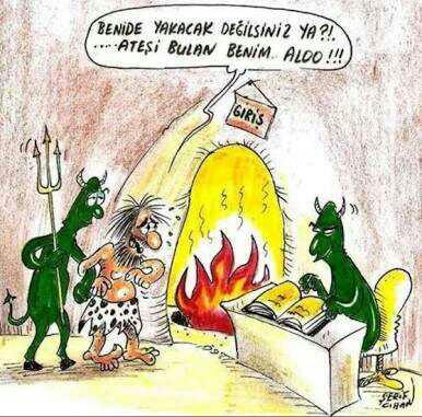Ateşi bulan ilk kişi siz olsaydınız; yakacağınız ilk şey ne olurdu??
