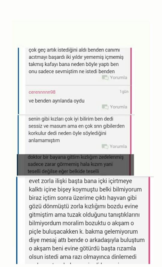 Kızlar, erkeklere güvenmeyin kimseyi sevmeyin filmlerde izlerdim çevremden duyardım ama benim başıma geleceğine inanmazdım?